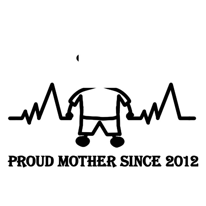 Stolzer Mutter seit 2012 eines Jungen