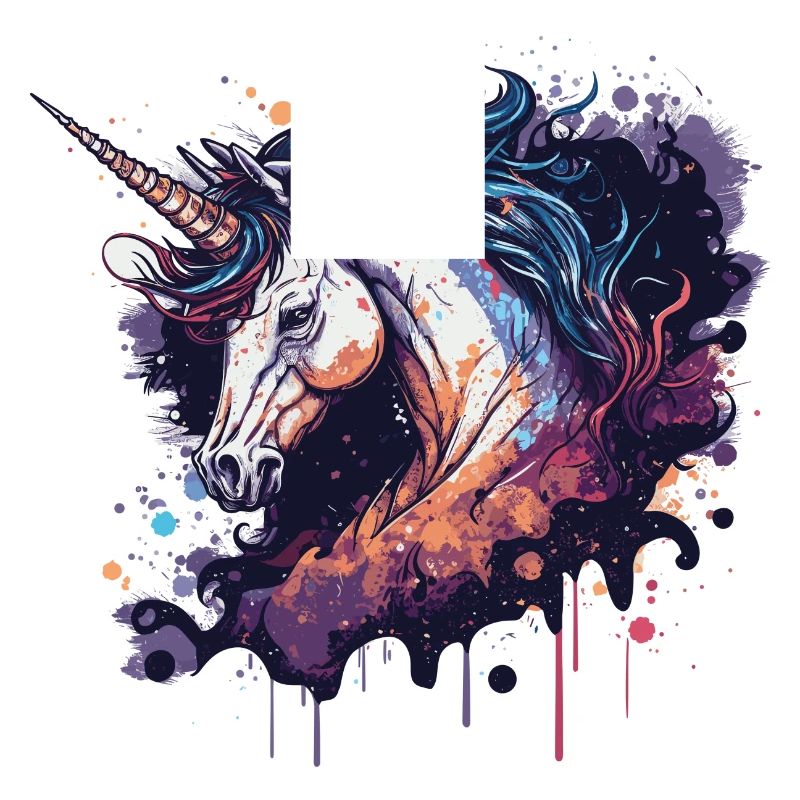 Conception florale licorne