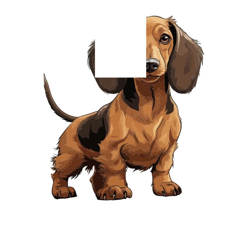 Dackel, Dachshund oder Teckel Niedlicher Jagdhund