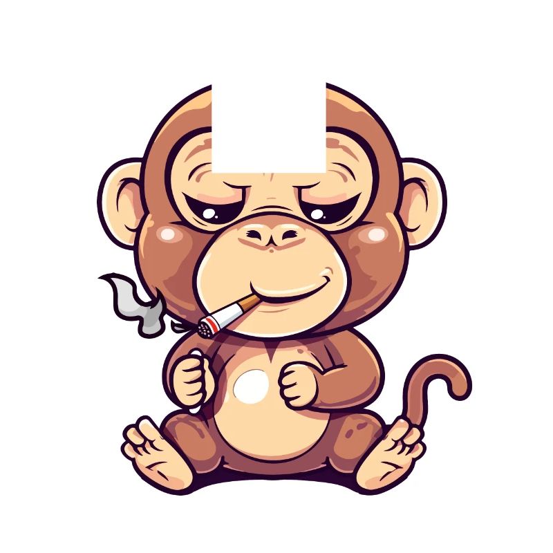 Monkey Smoker Smoke Joint