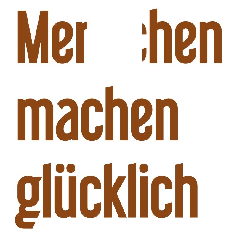 Menschen machen glücklich – Positives Statement