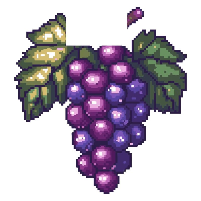 Pixels de raisins