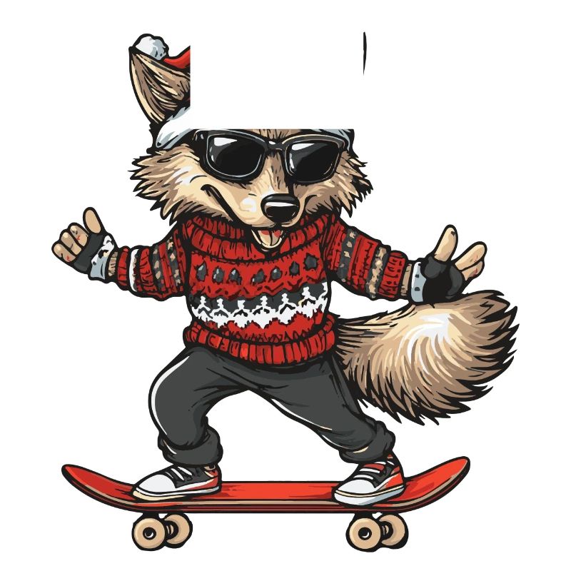 Wolf Christmas Funny