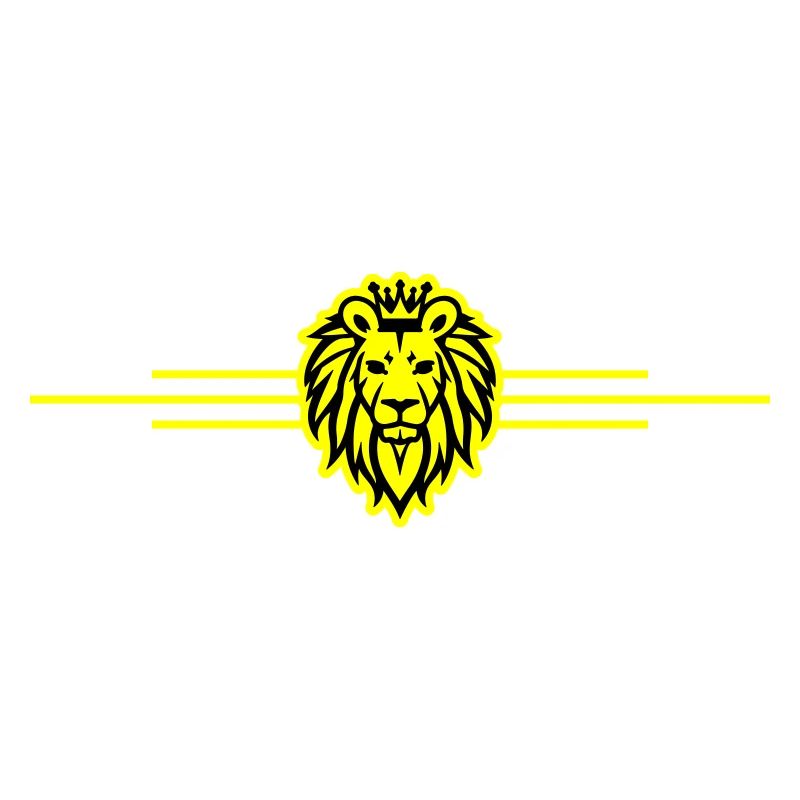 Lion Symbol King Crown