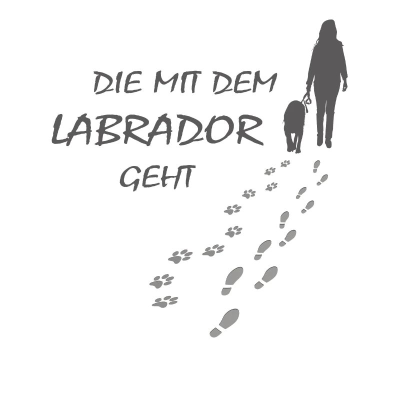 Die mit dem Labrador geht, Hundepfoten Labbi Gassi