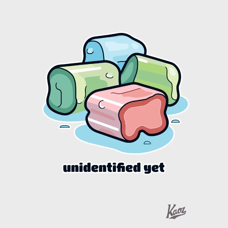 Unknown chewing gum object