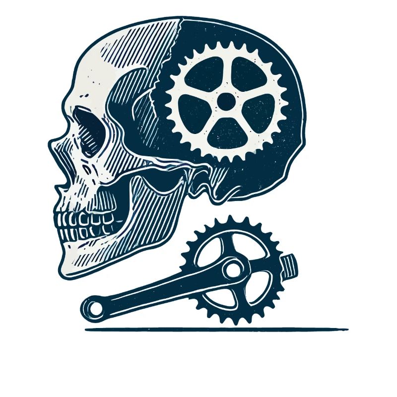 Bicycle Skeleton Sprocket Cycling