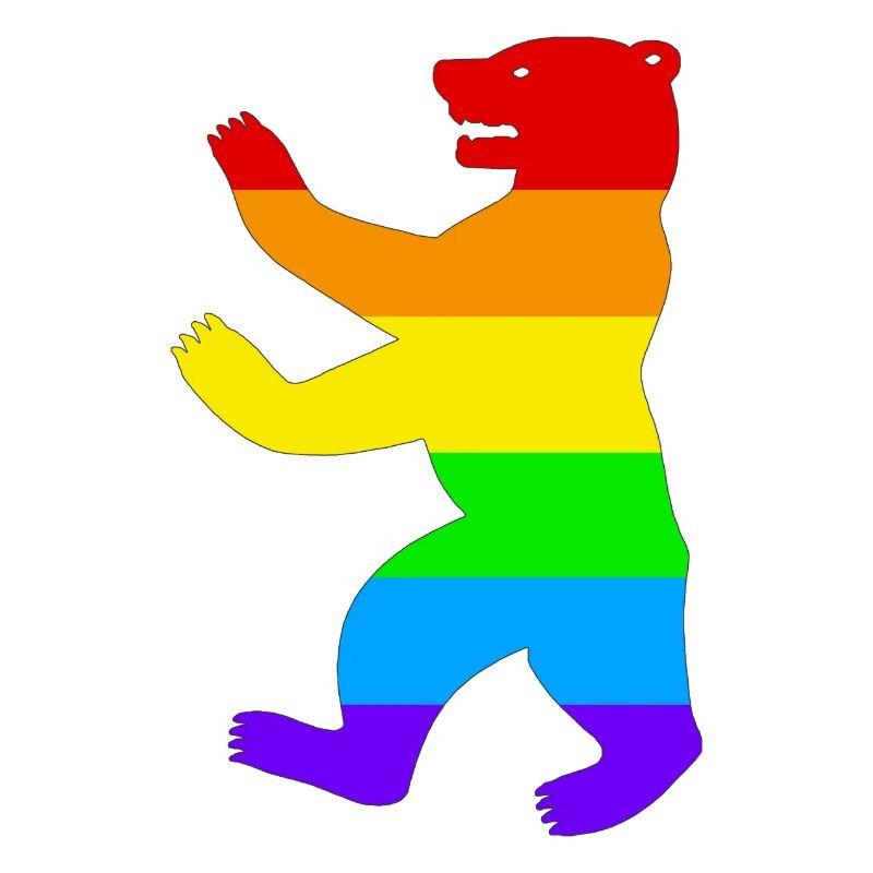 Berliner Bär / Pride Bear / Regenbogen