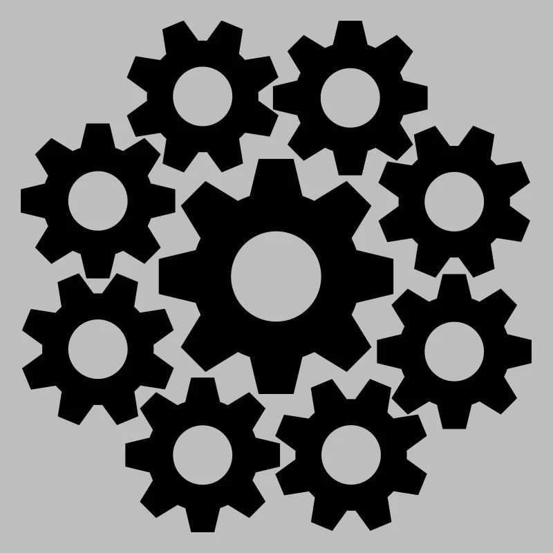 cool circle round pattern mechanical worker engineering