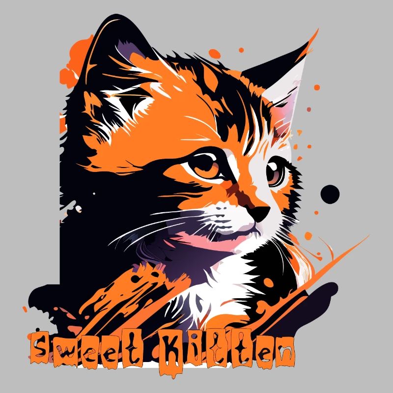 little kitten, cat tabby