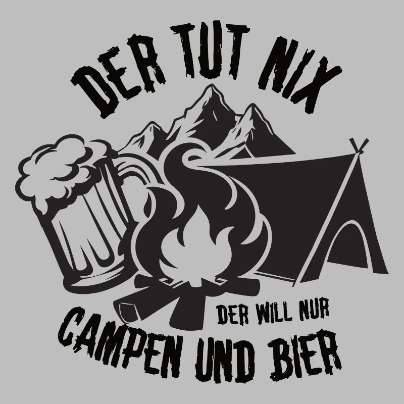 Abenteuer Camping mit Bier und Lagerfeuer