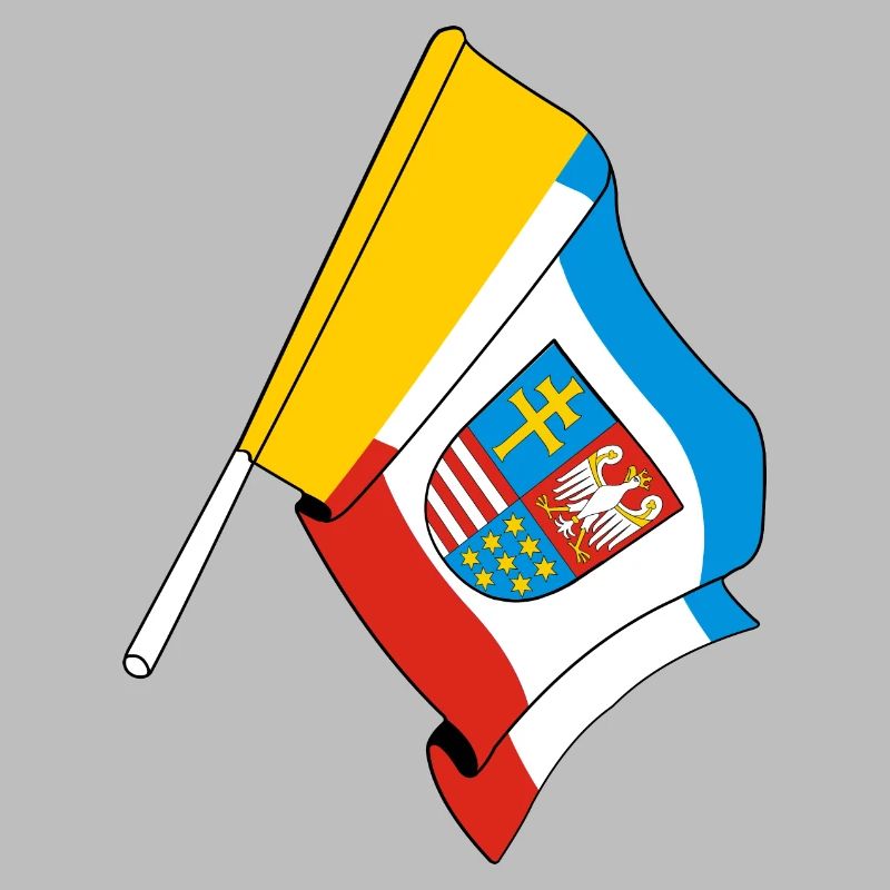 Drapeau Sainte-Croix Pologne