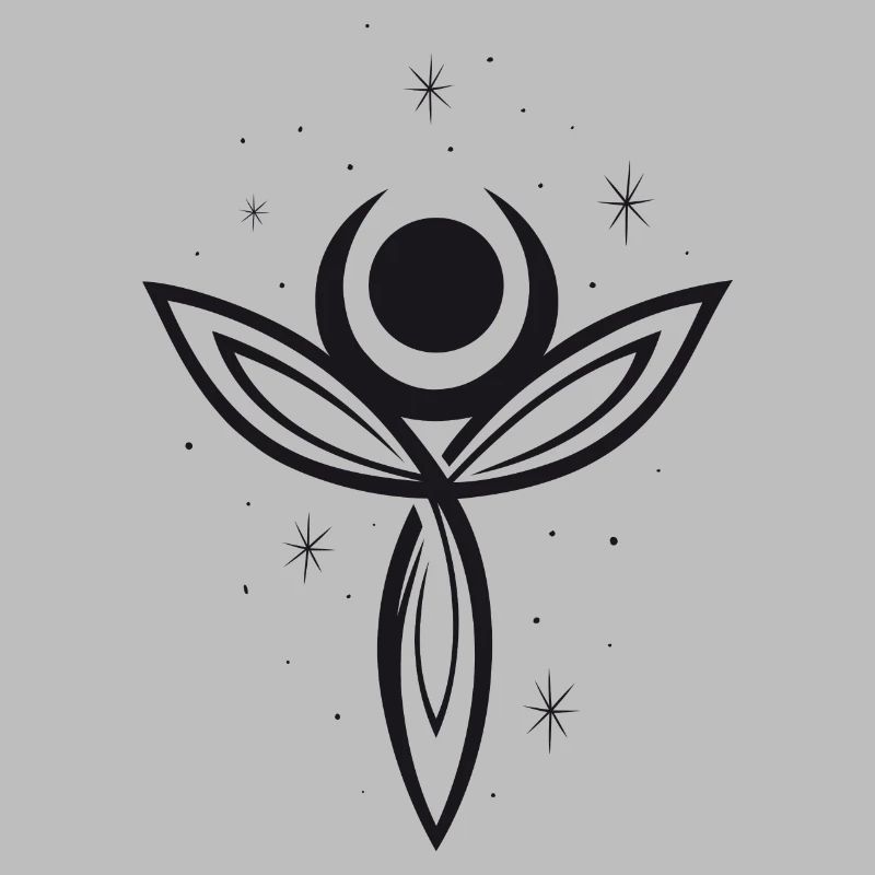 Déesse Lune Déesse Trinity Triquetra