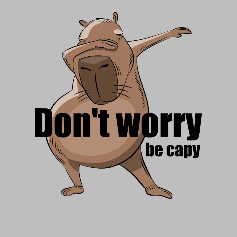 Don't worry be Capy - Capybara dabbing