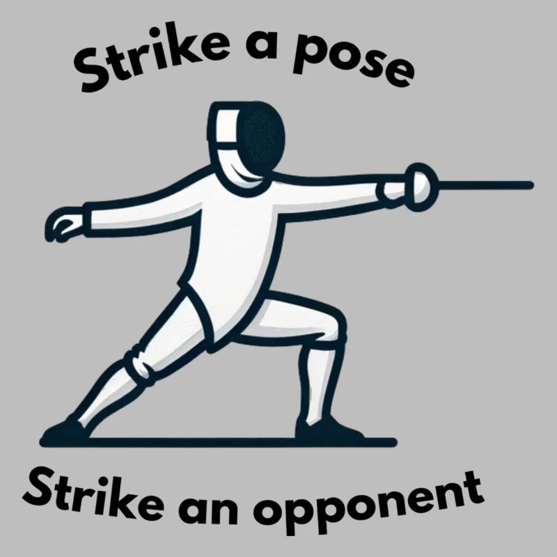 "Nimm eine Pose ein, schlage einen Gegner"