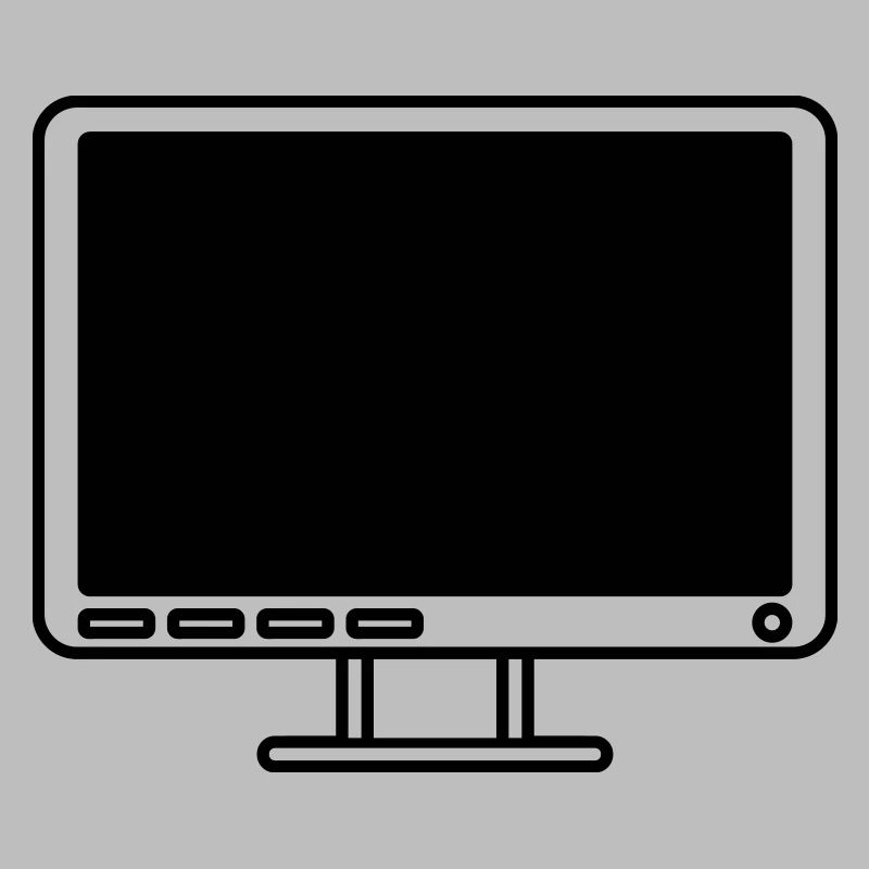 Screen Display Computer Icon