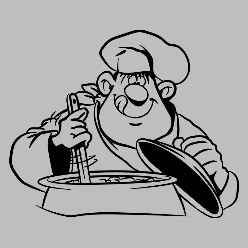 kochen koch comic witzig