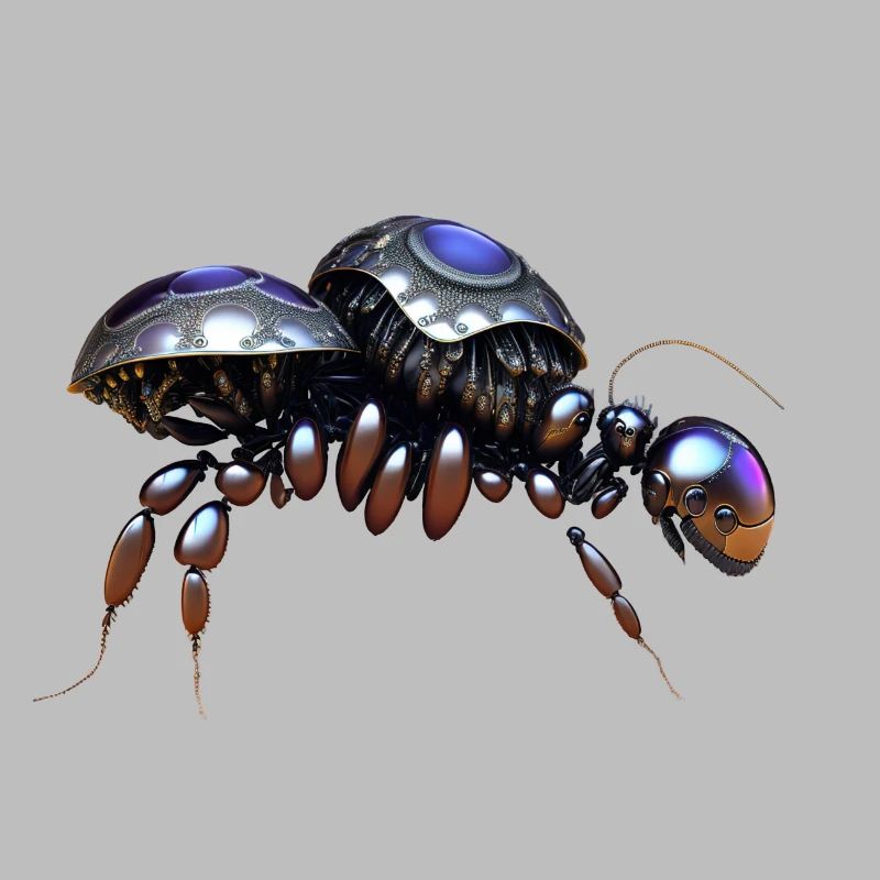 Thick robot beetle