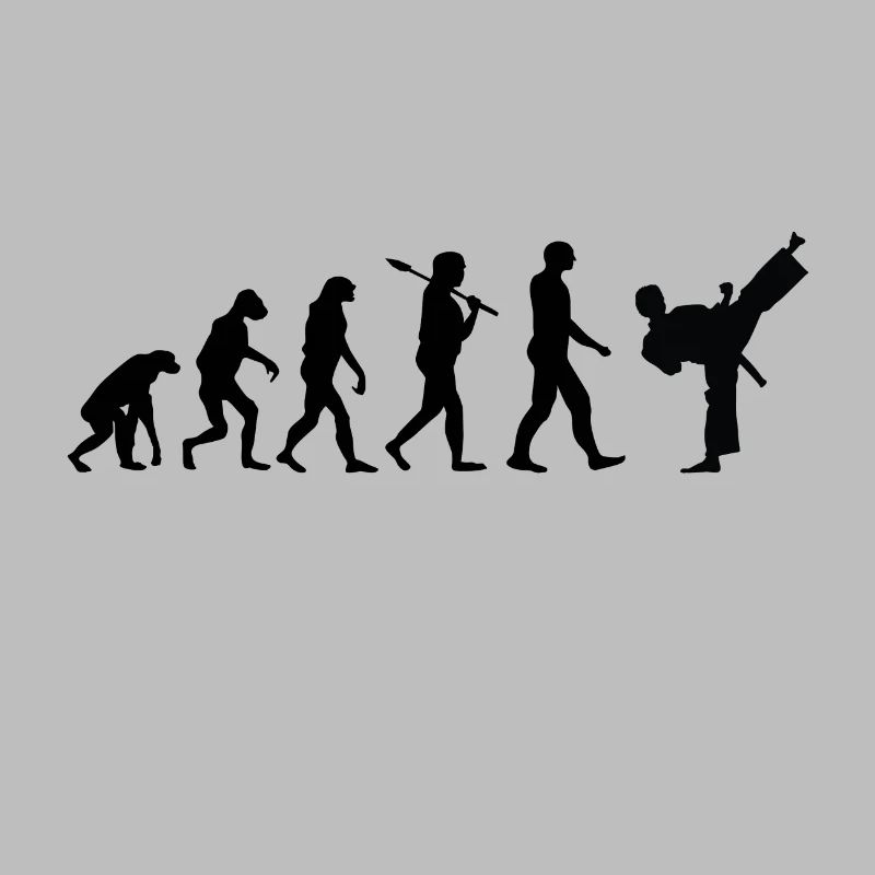 Karate T-Shirt · Evolution · Kampfkunst · Sport