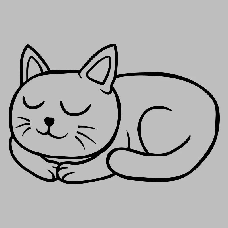 Bande dessinée cher chat endormi