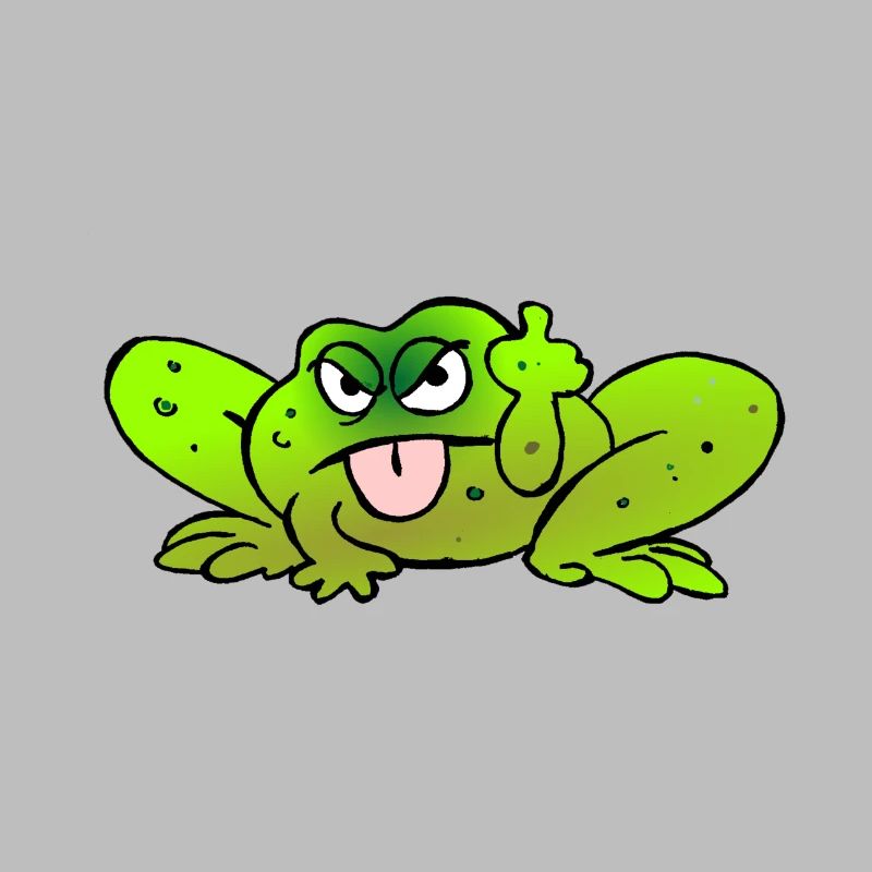 Toad pulls the tongue