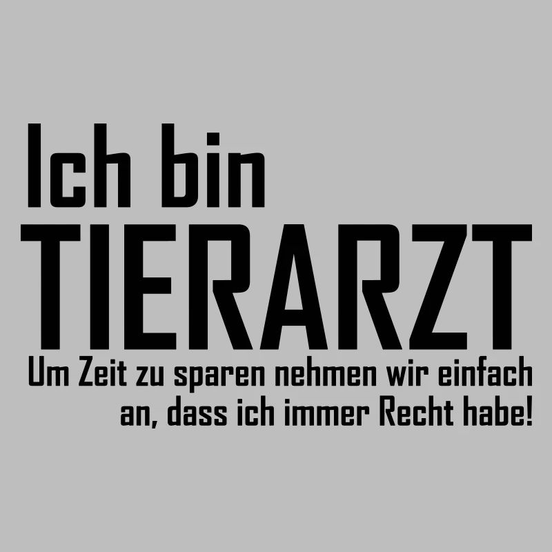 ich bin tierarzt