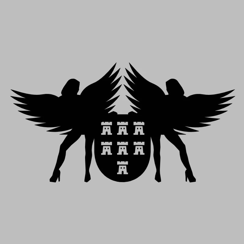 Wappen Siebenbürgen mit Engel