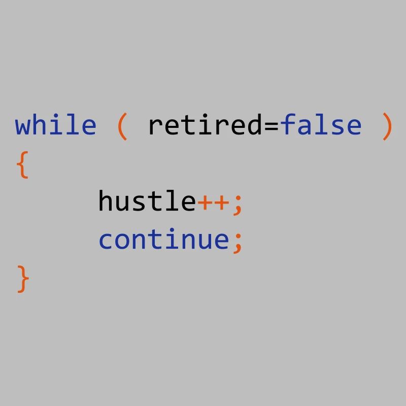 CONTINUER HÂTE EN CAS DE NON RETIRÉ - JAVA CODE