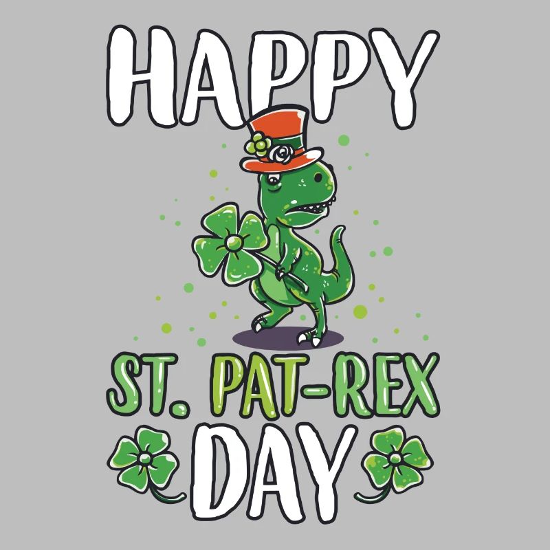 St Patricks day Dinosaurier T-Rex Geschenk Bier