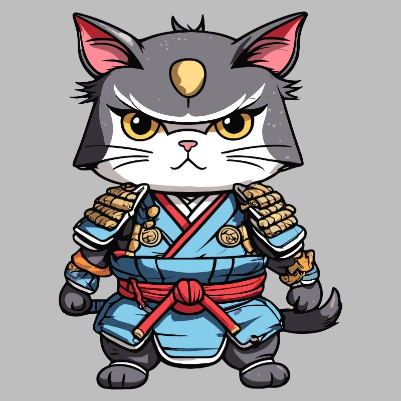 Chat samouraï #14