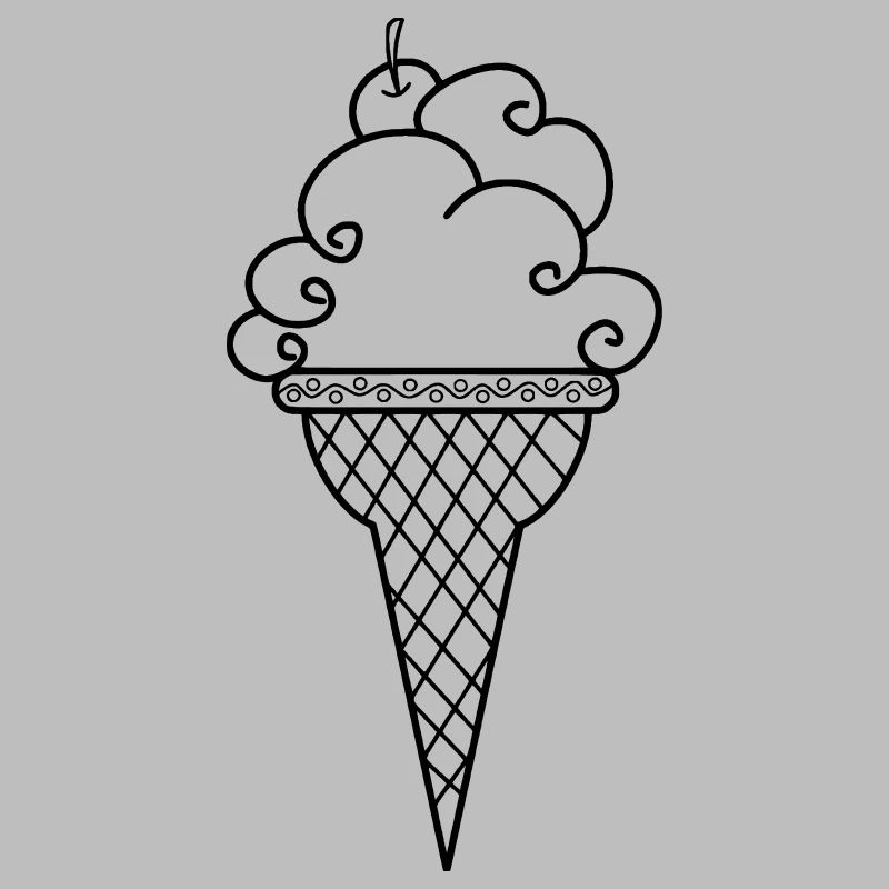 cornet de crème glacée