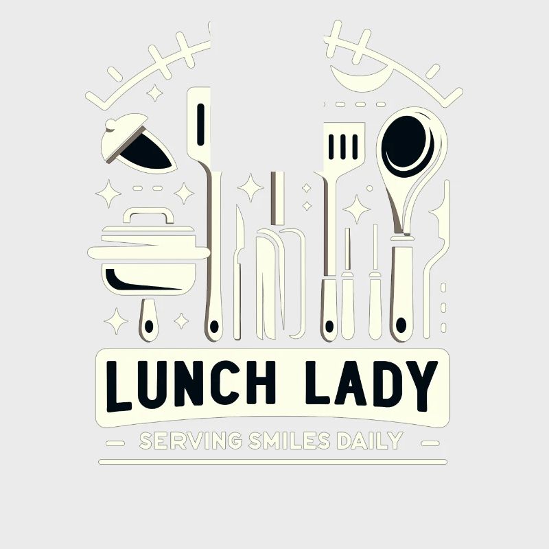 Lunch Lady Serviert täglich ein Lächeln