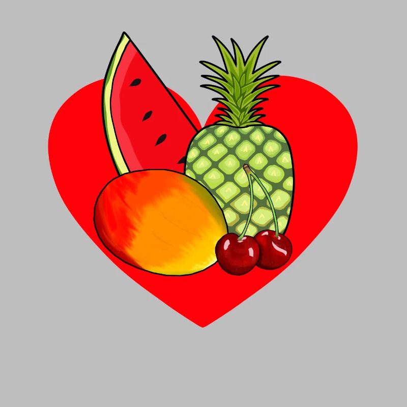 Obst Früchte Geschenkidee Vegetarisch