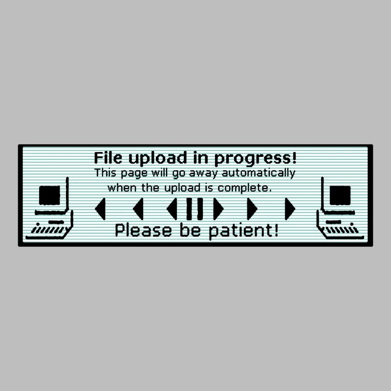 File upload in progress! - Computerspass