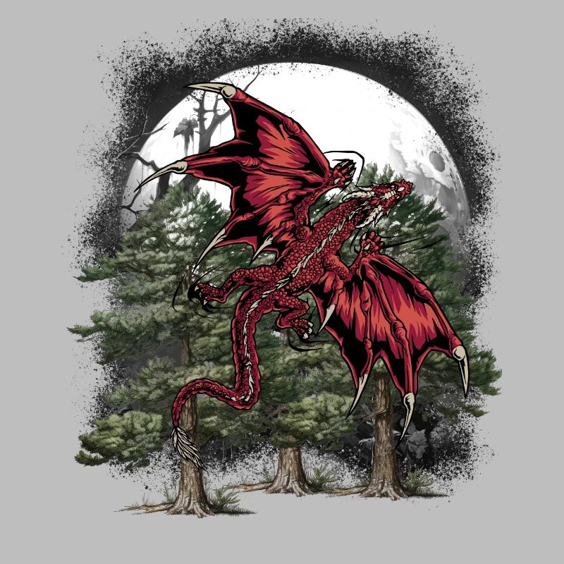 Mythical Creatures, Dragon, Forest, Wilderness, Wild Fantasy