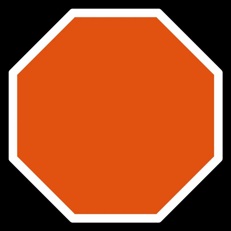 Stop Sign Template Design Icon Pattern Pattern