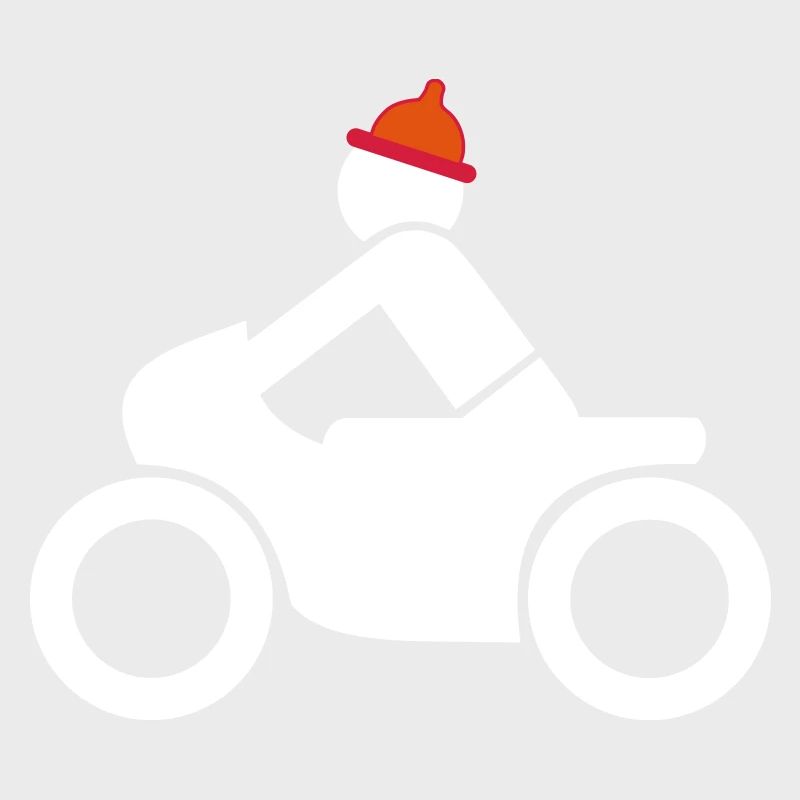 Motorradfahrer mit Helm, Geschenkidee