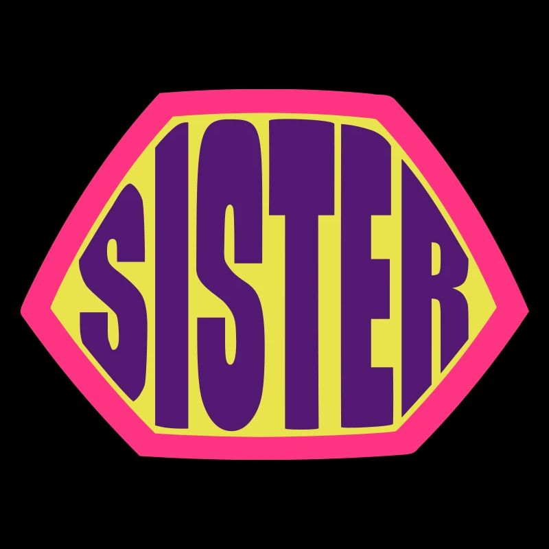 Heldin Sister große beste Schwester Motiv