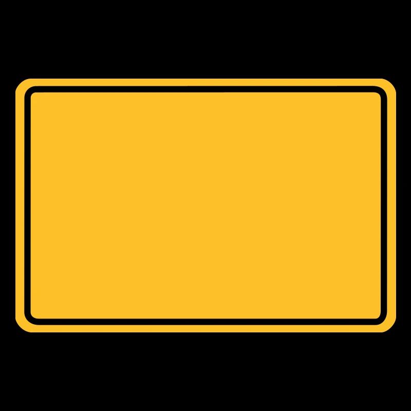 Ortsschild + Dein Text