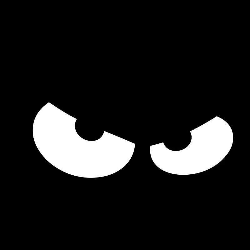 oeil yeux smiley pas content colere