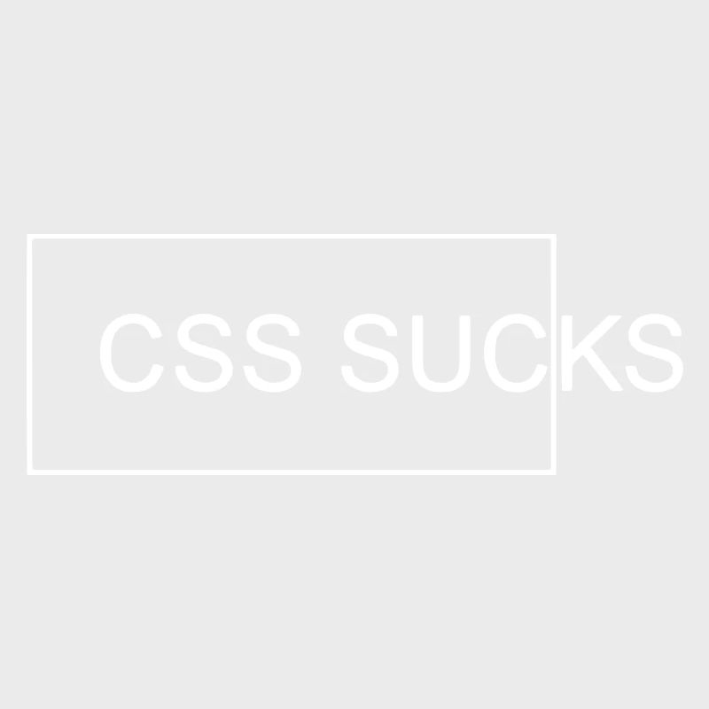 CSS Sucks Webdesigner