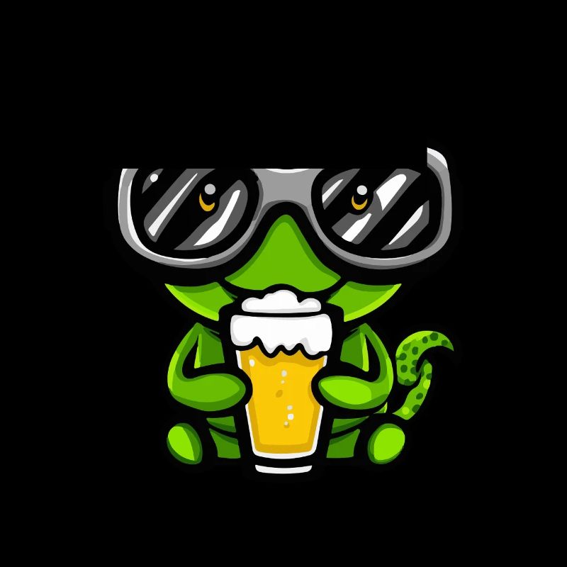 Chameleon Après Ski Beer Comic