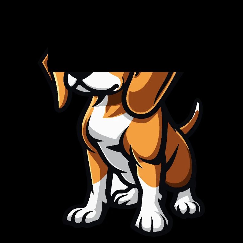 Beagle Hunde Cool Comic