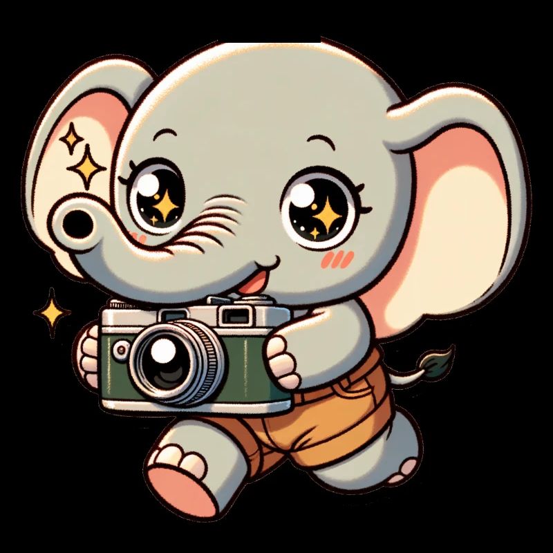 Photographie d’éléphant petit éléphant Shutterbug