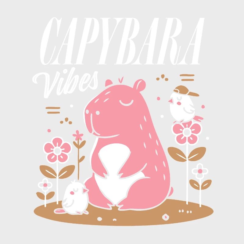 Ambiance détendue de Capybara