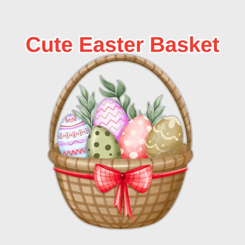 Cute Easter Basket Shirt – Easter Eggs Tee
