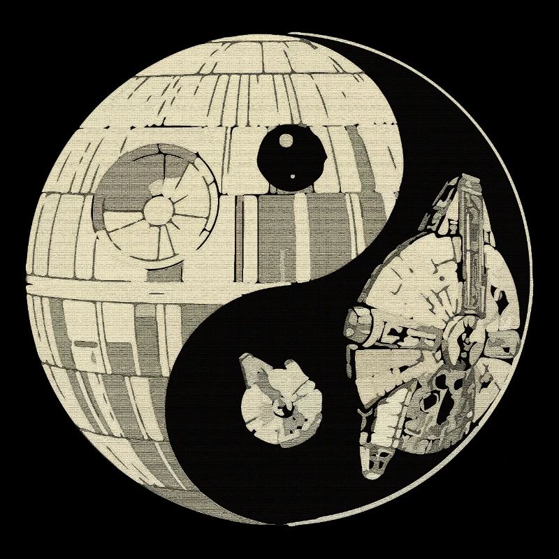 Duel spatial galactique Yin Yang