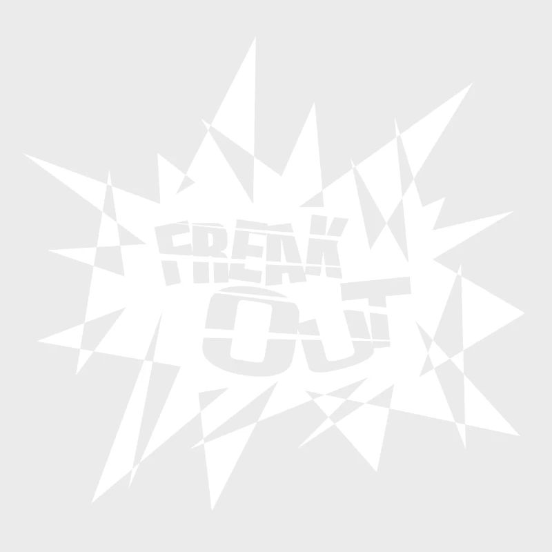 Angular Explosion Burst Text