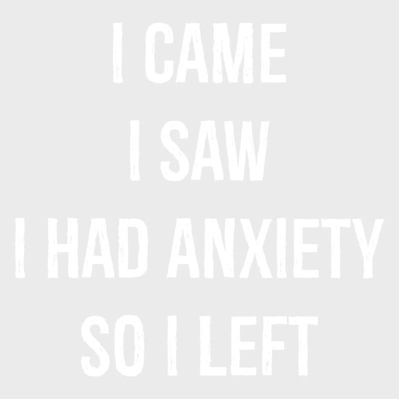 Je suis venu, j’ai vu que j’avais de l’anxiété alors je suis parti