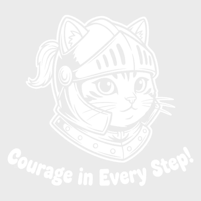 Cat Knight Courage in Every Step